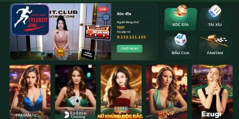 Các trò chơi hot nhất UK88